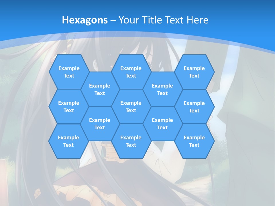 A Woman In A Green Dress And A Man In A Green Suit PowerPoint Template