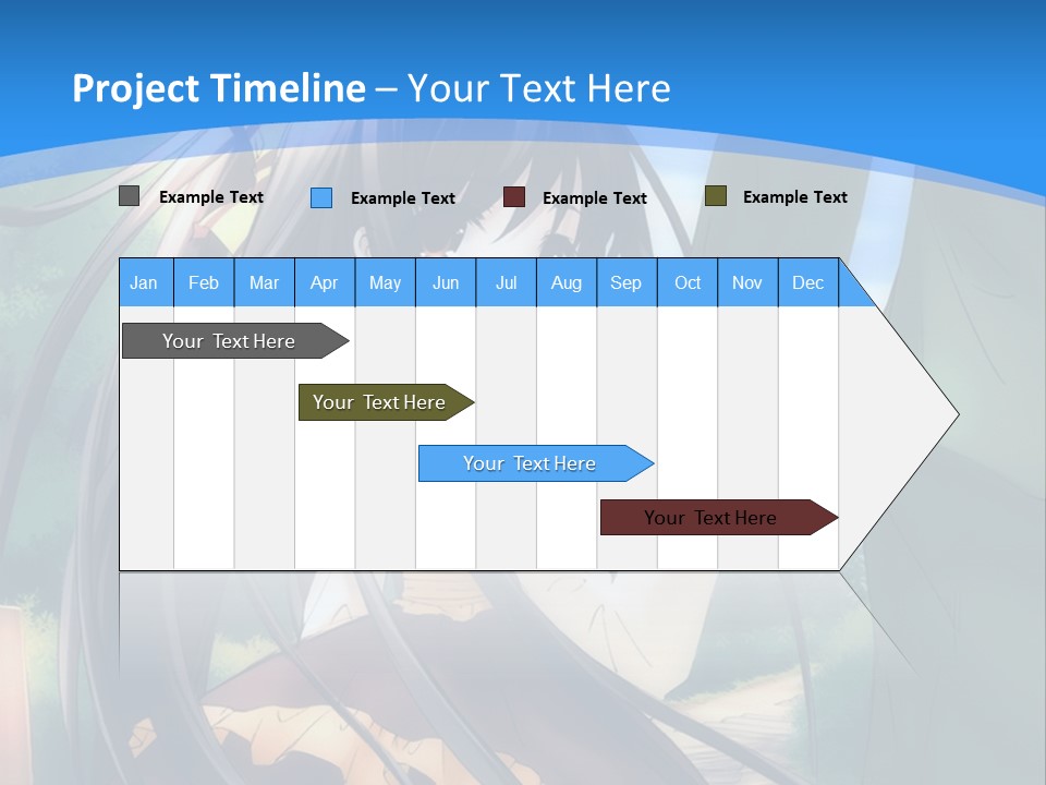 A Woman In A Green Dress And A Man In A Green Suit PowerPoint Template