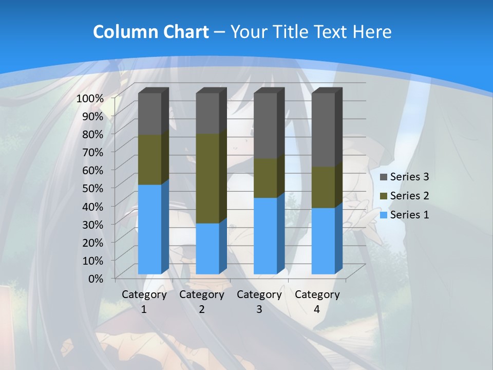 A Woman In A Green Dress And A Man In A Green Suit PowerPoint Template