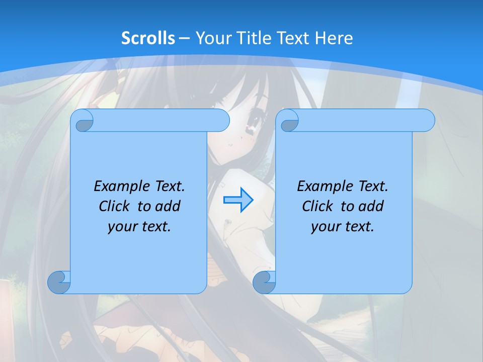 A Woman In A Green Dress And A Man In A Green Suit PowerPoint Template