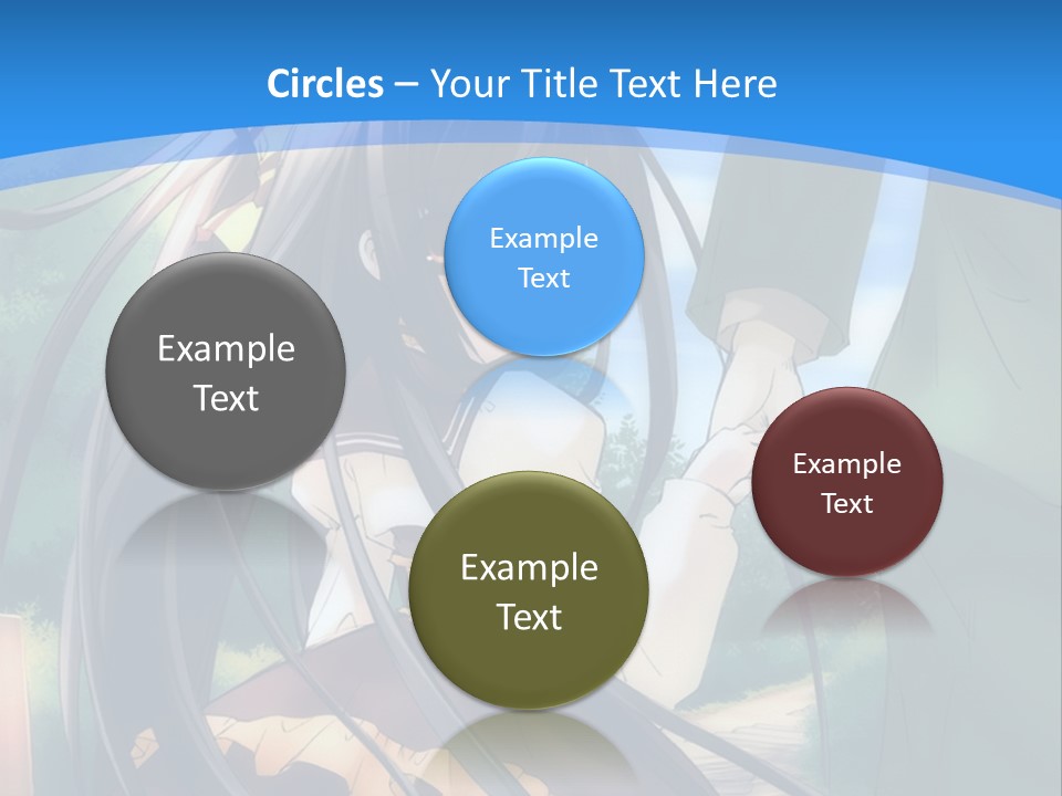 A Woman In A Green Dress And A Man In A Green Suit PowerPoint Template