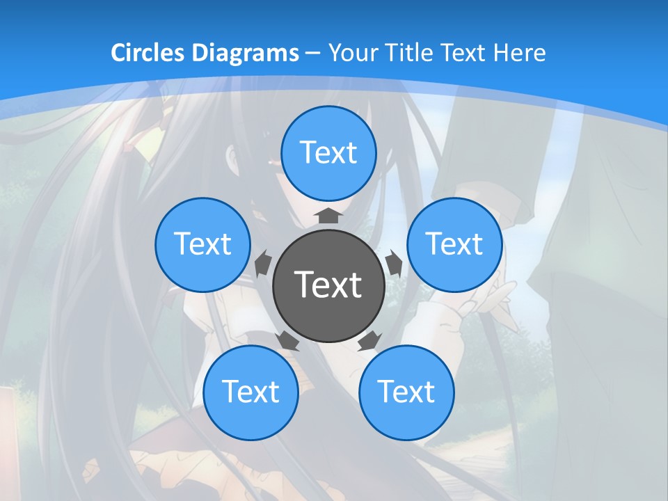 A Woman In A Green Dress And A Man In A Green Suit PowerPoint Template