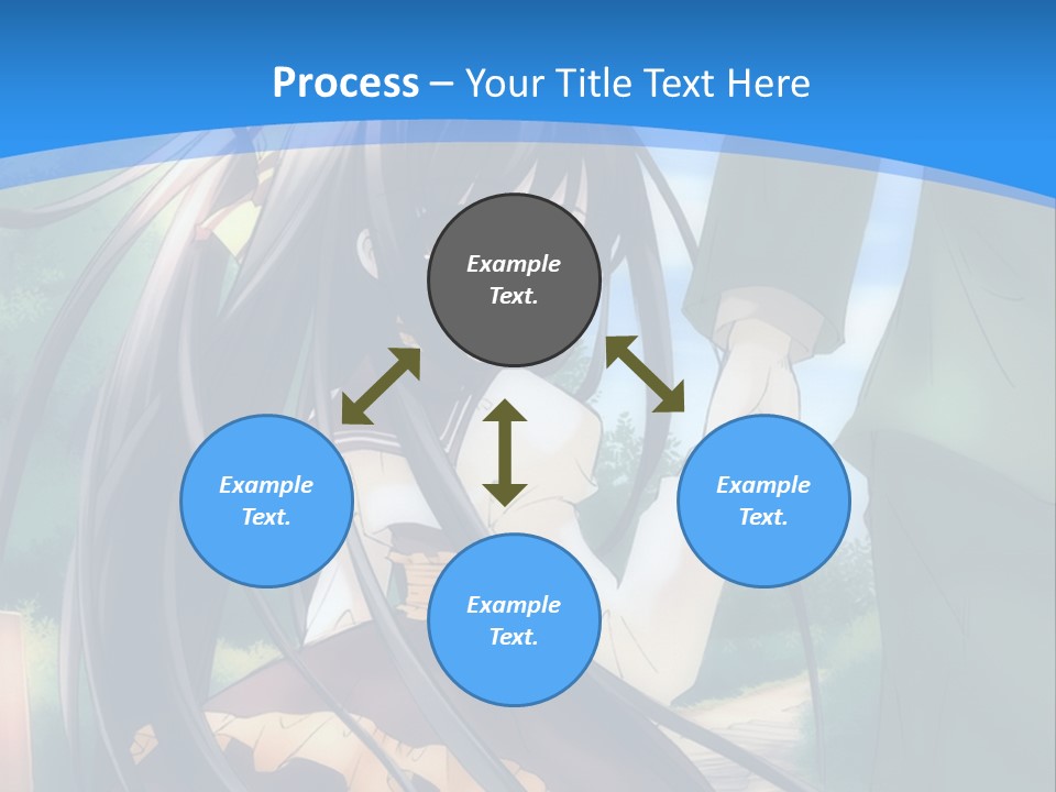 A Woman In A Green Dress And A Man In A Green Suit PowerPoint Template