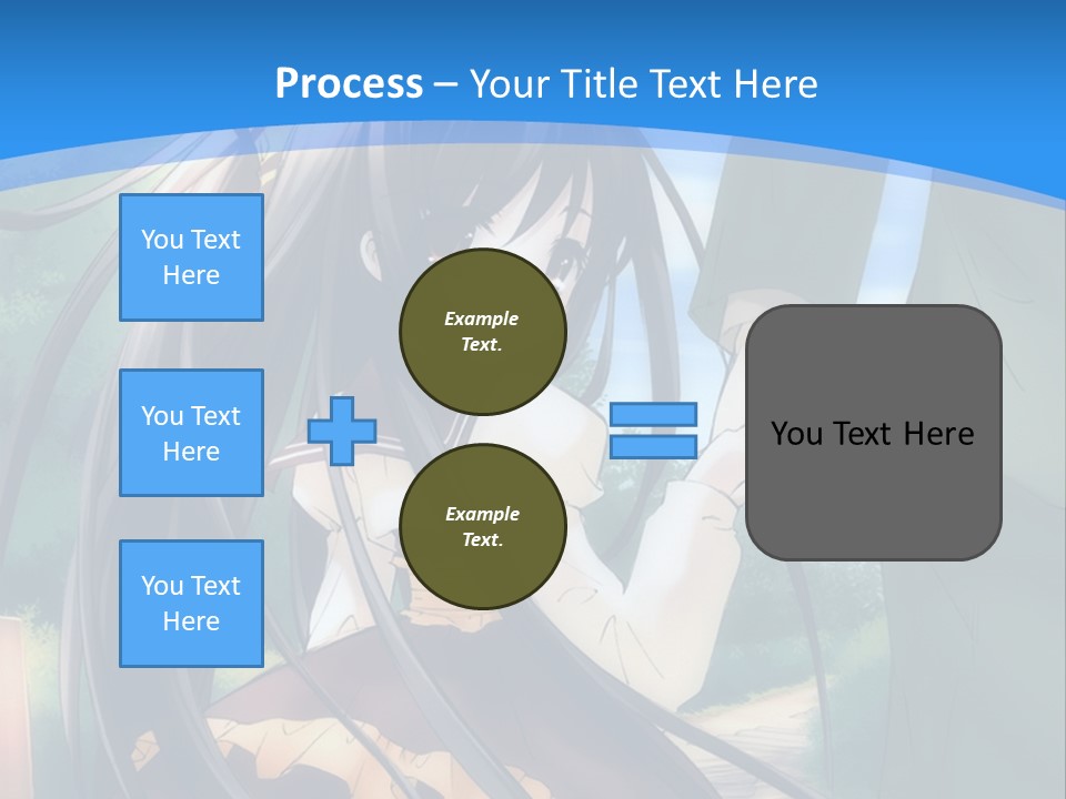 A Woman In A Green Dress And A Man In A Green Suit PowerPoint Template