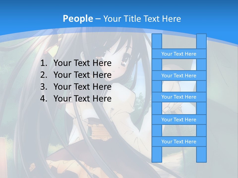 A Woman In A Green Dress And A Man In A Green Suit PowerPoint Template