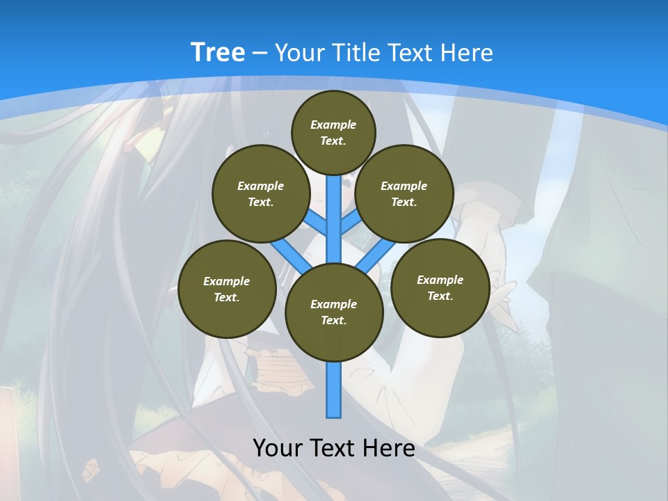 A Woman In A Green Dress And A Man In A Green Suit PowerPoint Template