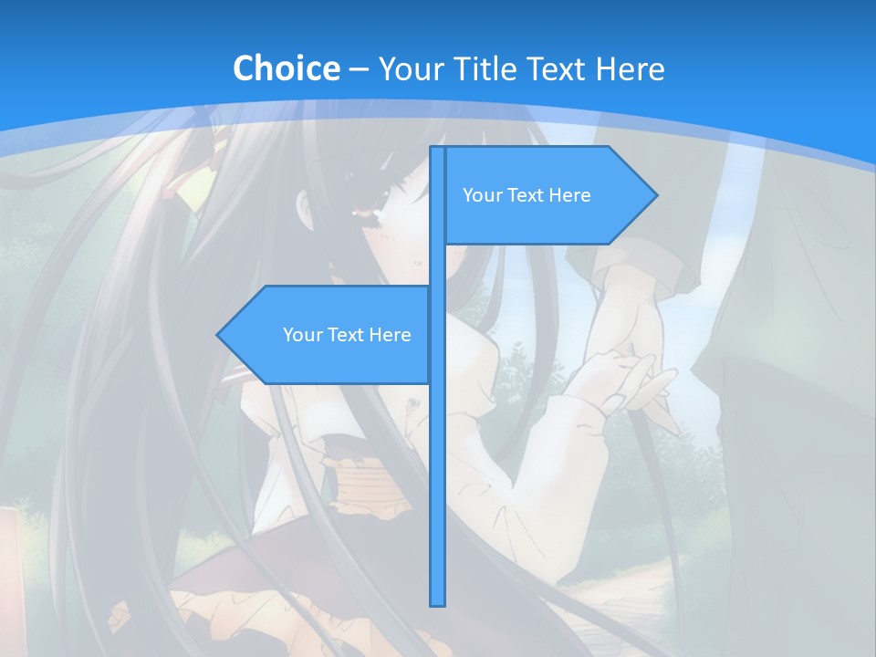 A Woman In A Green Dress And A Man In A Green Suit PowerPoint Template