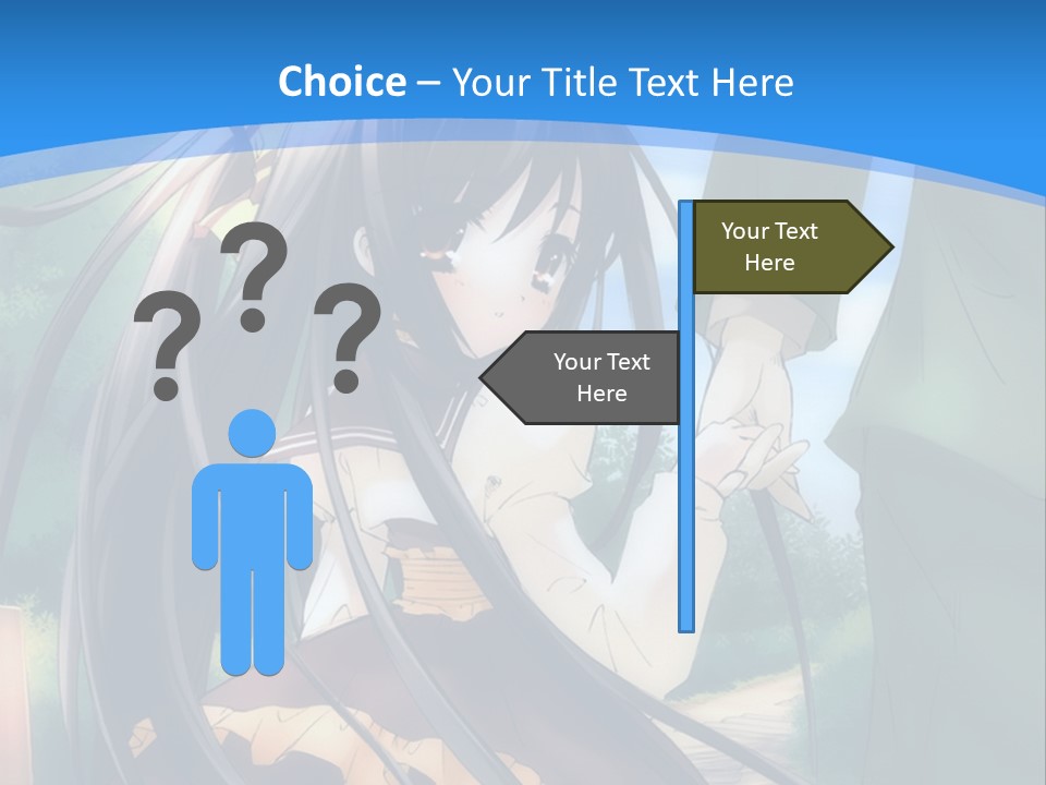 A Woman In A Green Dress And A Man In A Green Suit PowerPoint Template