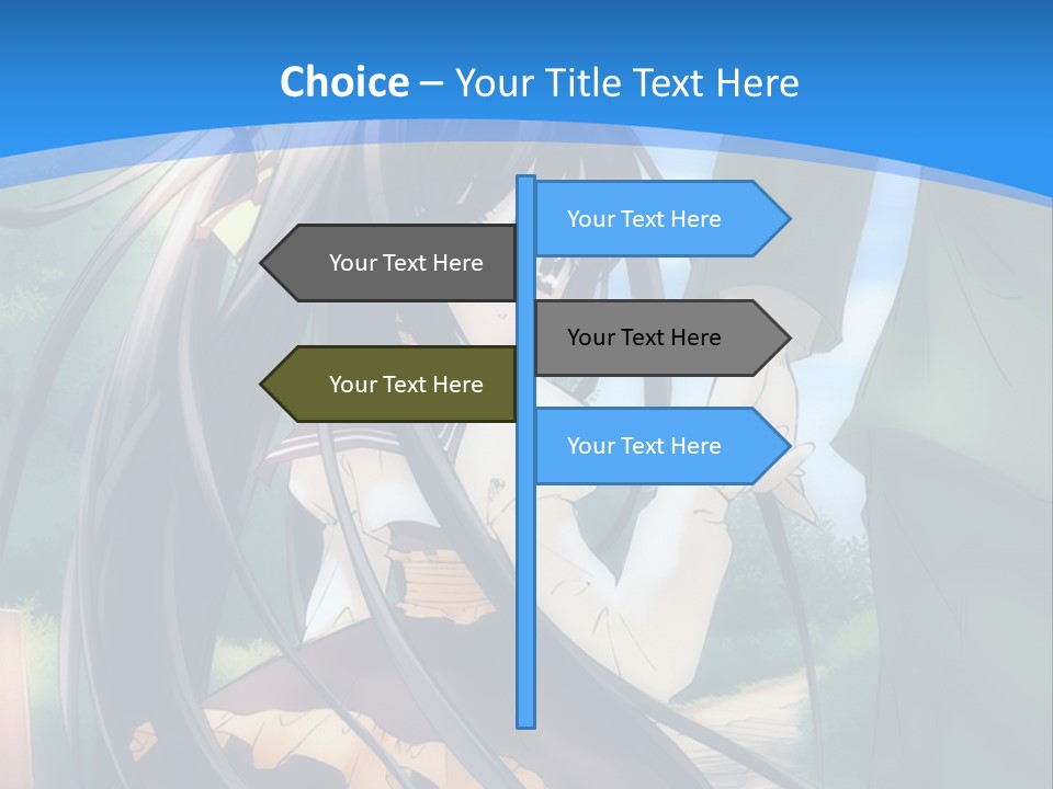 A Woman In A Green Dress And A Man In A Green Suit PowerPoint Template