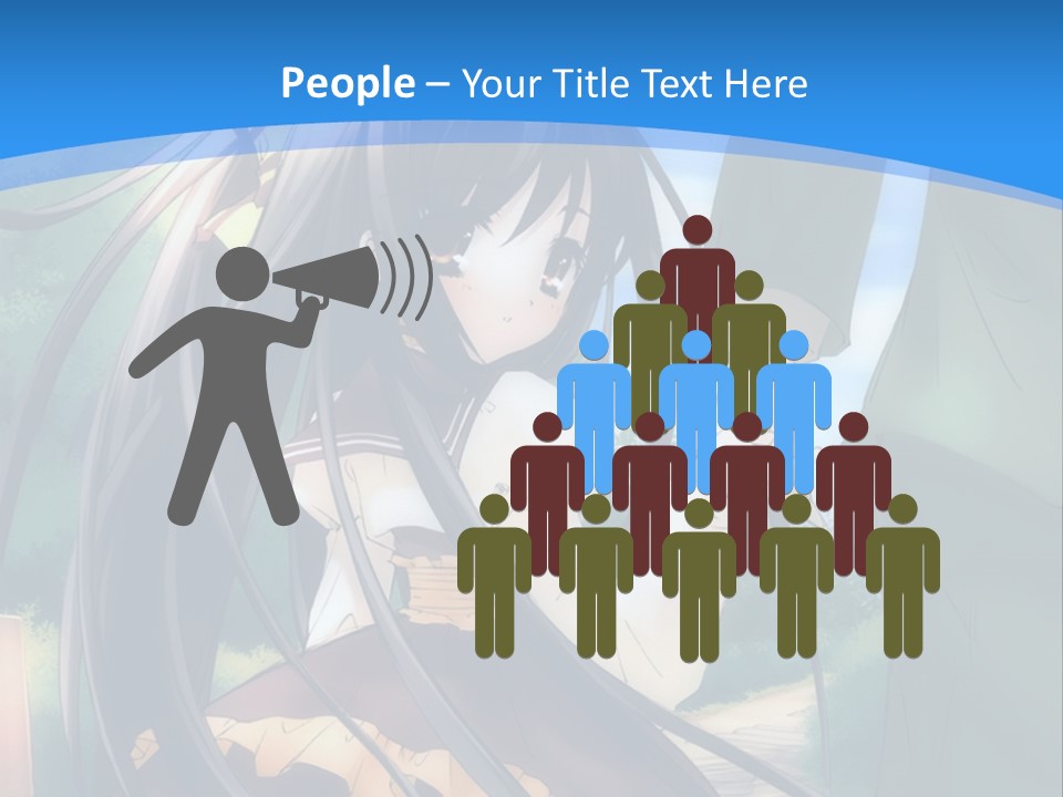 A Woman In A Green Dress And A Man In A Green Suit PowerPoint Template