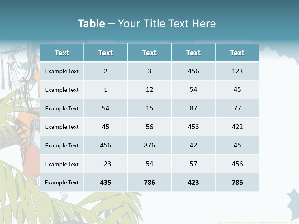 A Woman Holding An Umbrella On Top Of A Tree PowerPoint Template