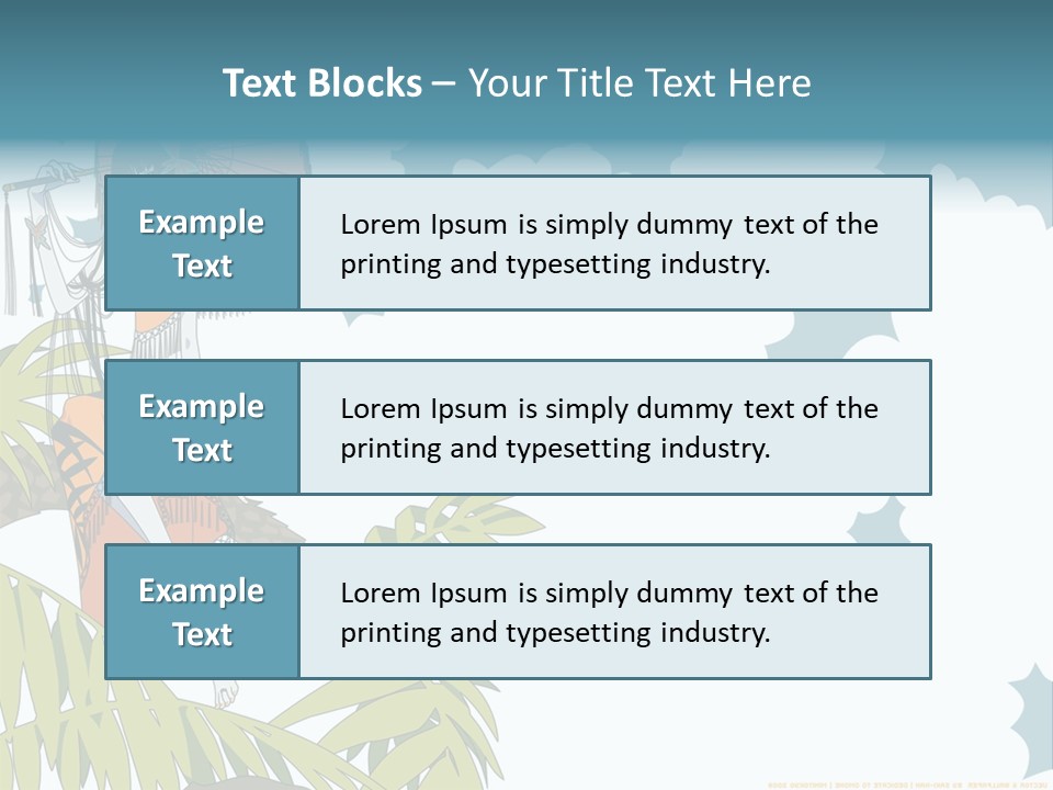 A Woman Holding An Umbrella On Top Of A Tree PowerPoint Template