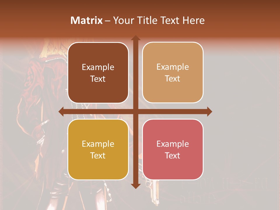 A Anime Character With A Sword In His Hand PowerPoint Template