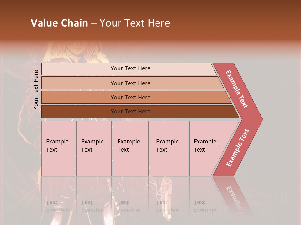 A Anime Character With A Sword In His Hand PowerPoint Template