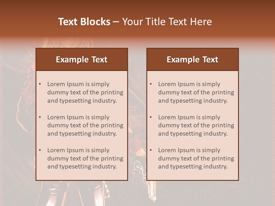A Anime Character With A Sword In His Hand PowerPoint Template