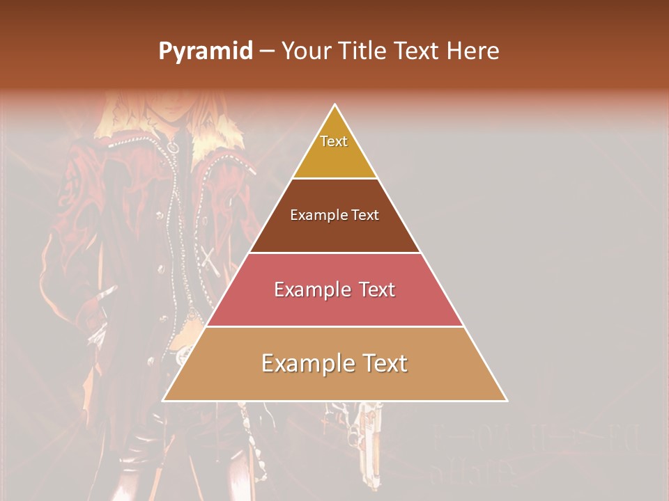 A Anime Character With A Sword In His Hand PowerPoint Template