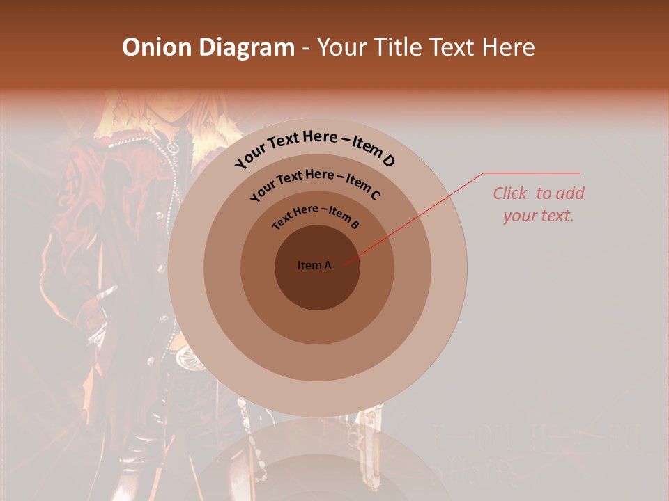 A Anime Character With A Sword In His Hand PowerPoint Template