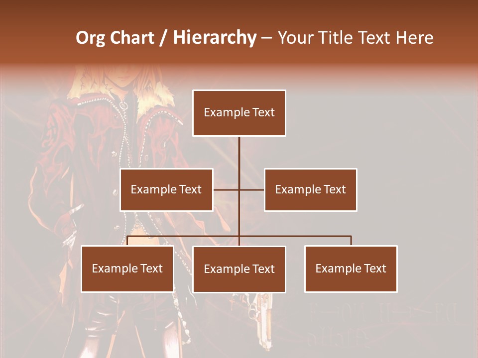 A Anime Character With A Sword In His Hand PowerPoint Template