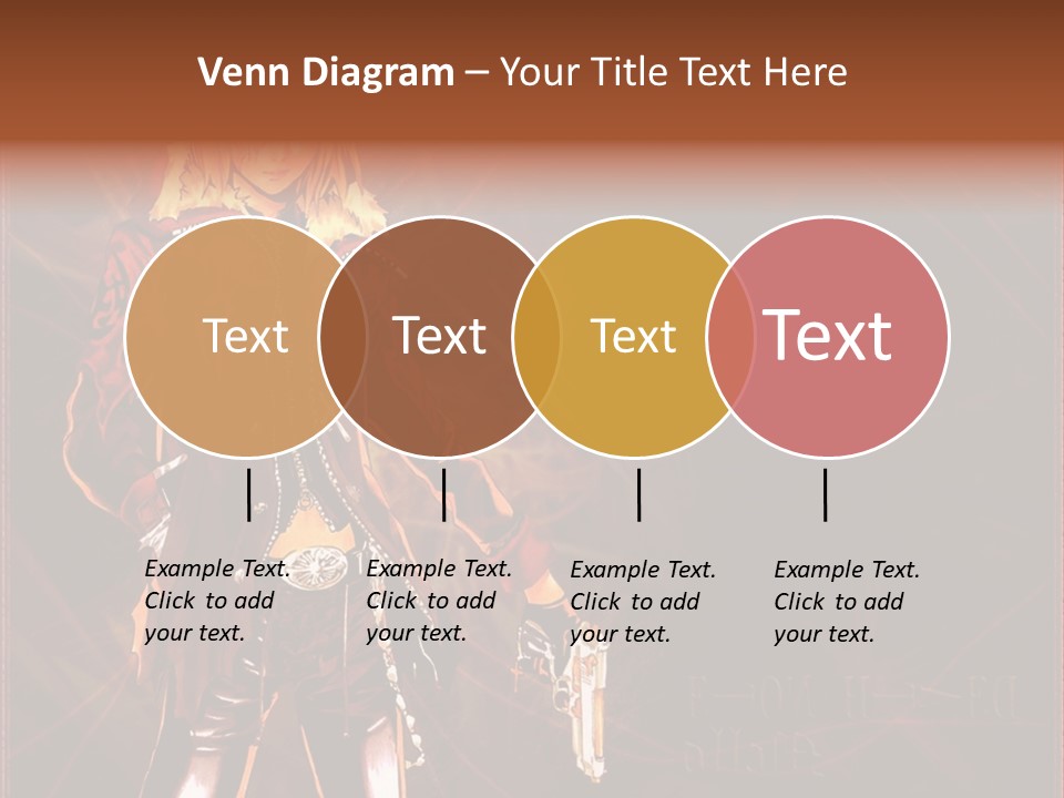 A Anime Character With A Sword In His Hand PowerPoint Template