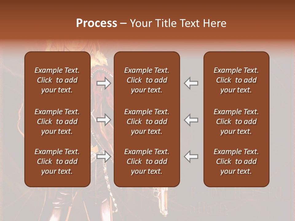 A Anime Character With A Sword In His Hand PowerPoint Template