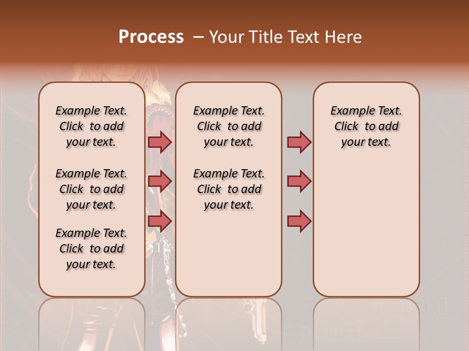 A Anime Character With A Sword In His Hand PowerPoint Template