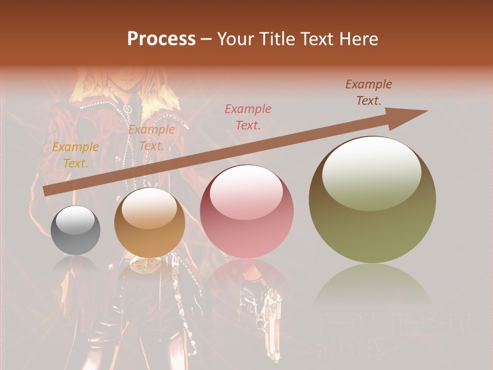 A Anime Character With A Sword In His Hand PowerPoint Template