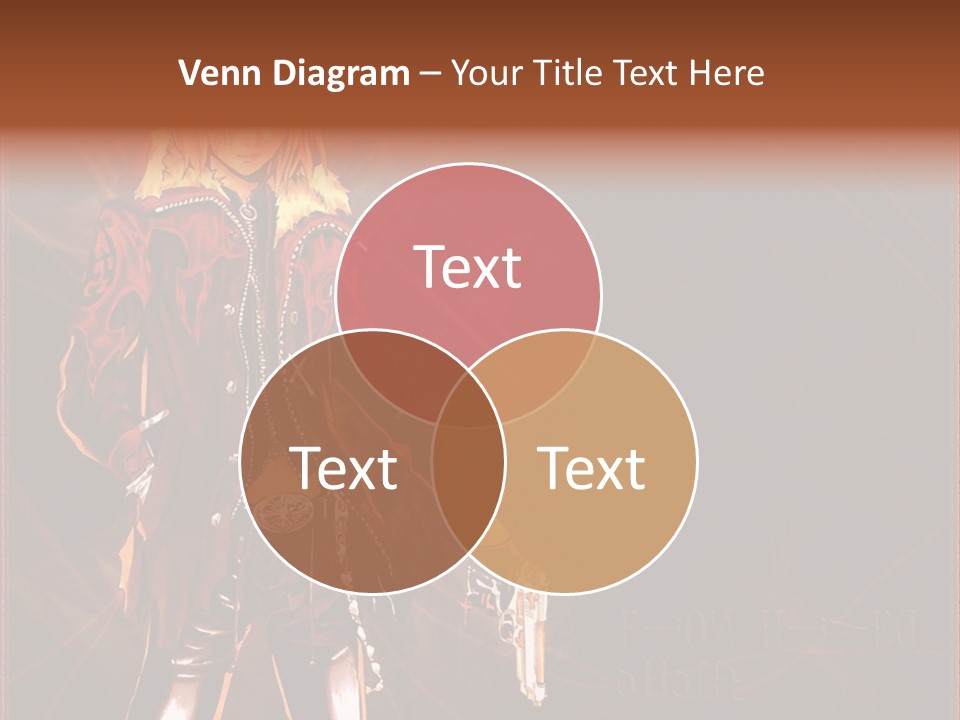 A Anime Character With A Sword In His Hand PowerPoint Template