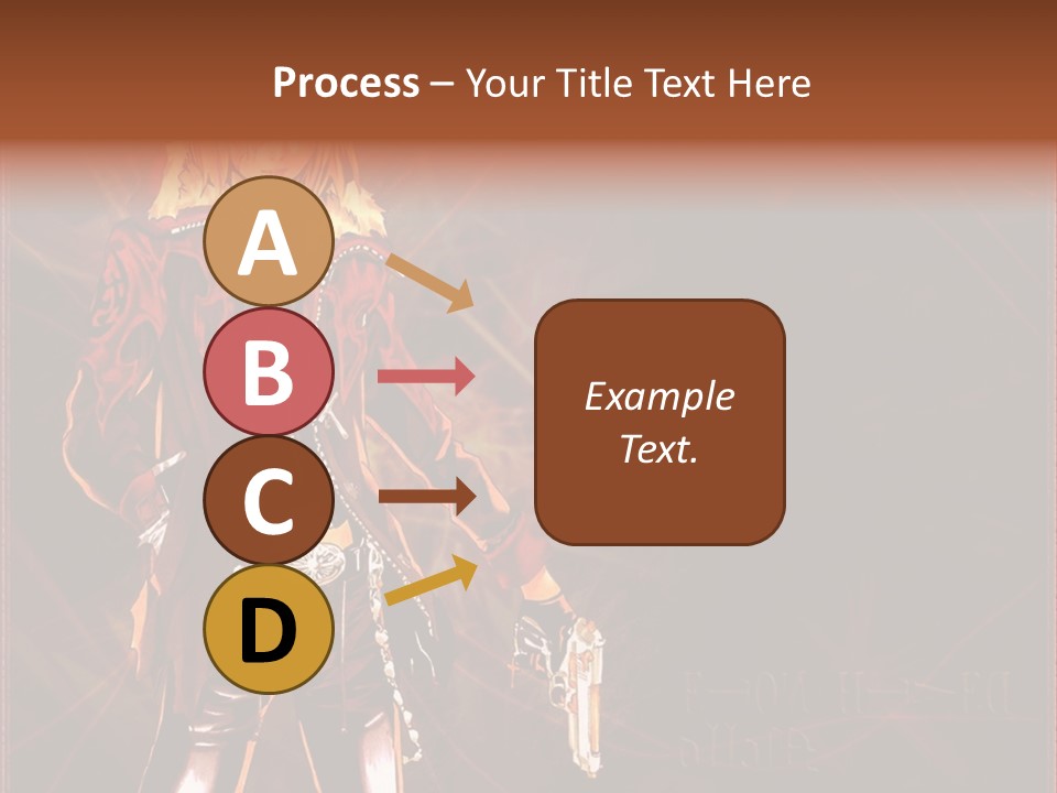 A Anime Character With A Sword In His Hand PowerPoint Template