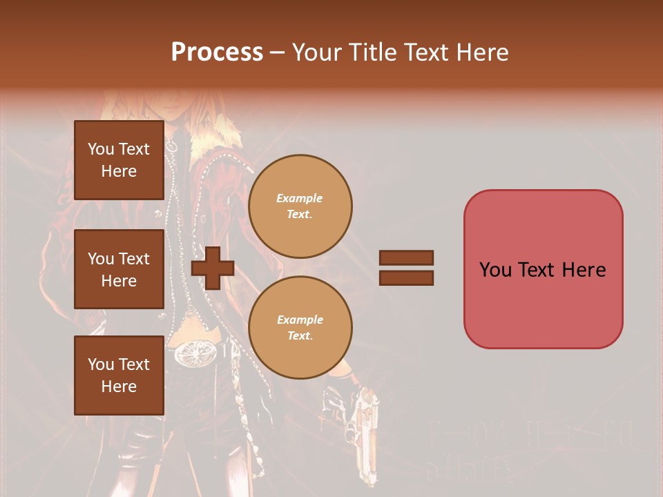 A Anime Character With A Sword In His Hand PowerPoint Template