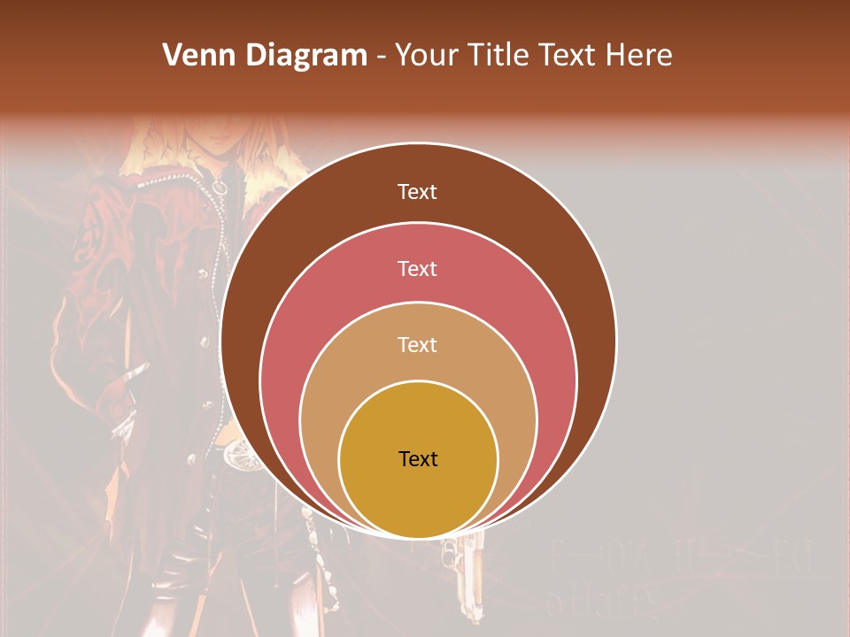 A Anime Character With A Sword In His Hand PowerPoint Template