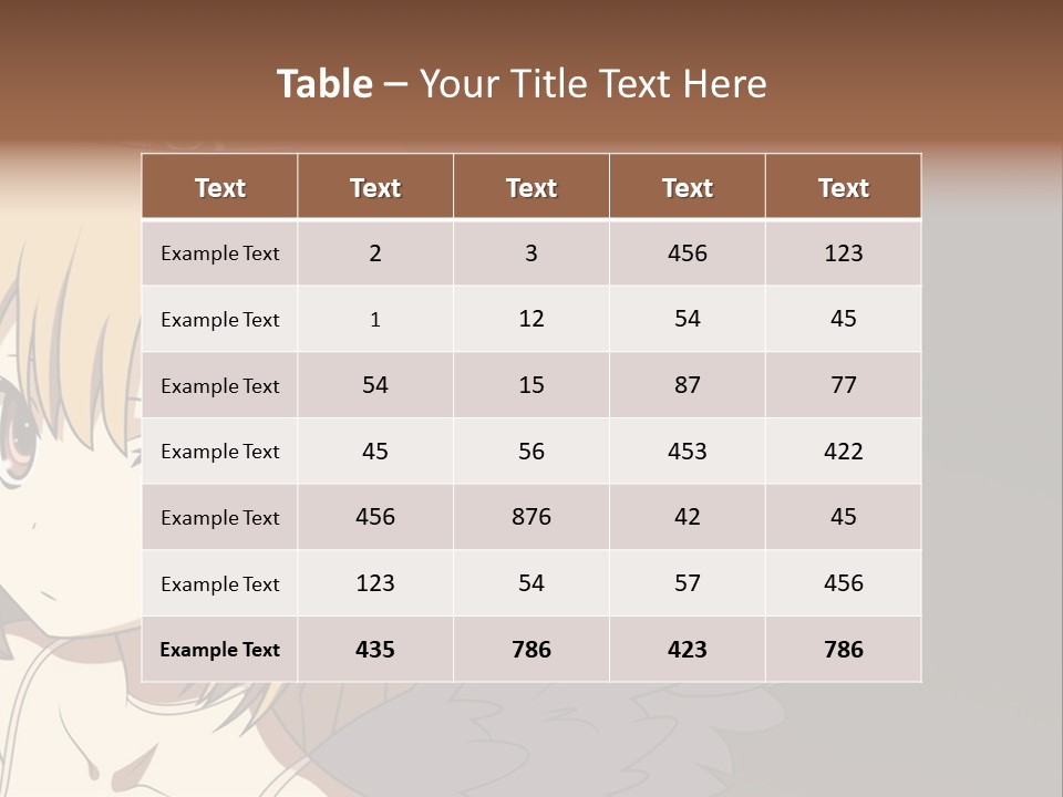 A Girl With Angel Wings And A Tiara On Her Head PowerPoint Template