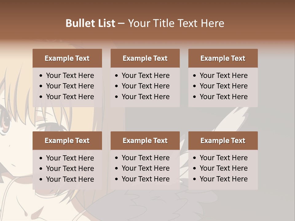 A Girl With Angel Wings And A Tiara On Her Head PowerPoint Template