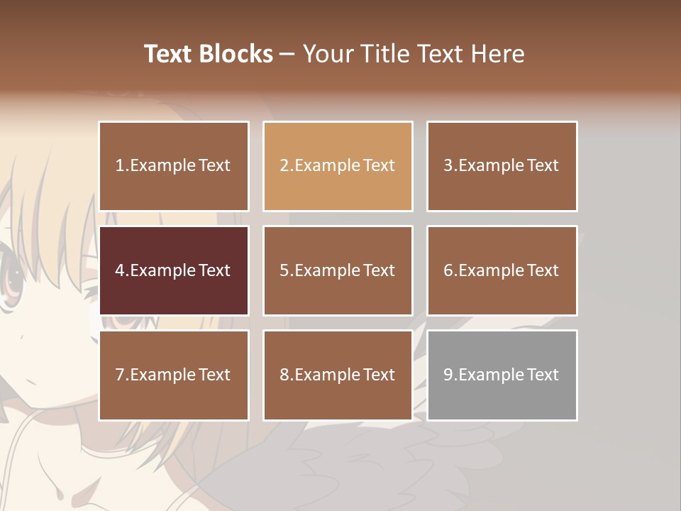 A Girl With Angel Wings And A Tiara On Her Head PowerPoint Template