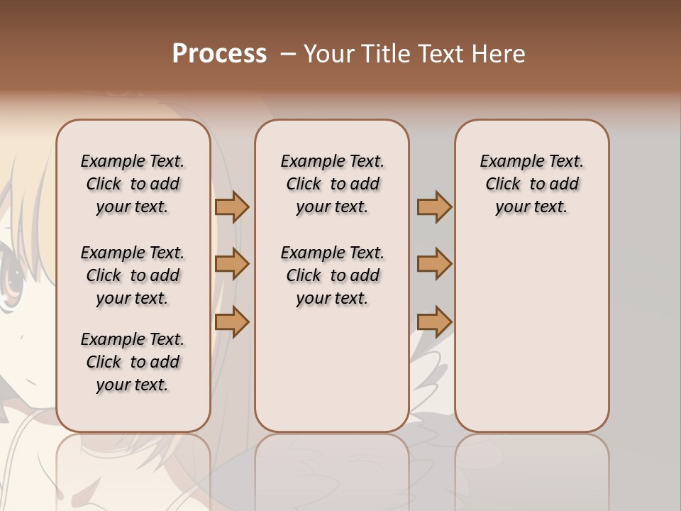 A Girl With Angel Wings And A Tiara On Her Head PowerPoint Template
