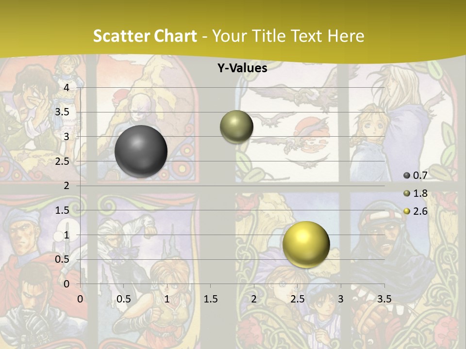 An Image Of A Church Window With The Words Name Of Presentation Company Name PowerPoint Template