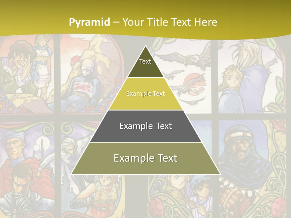 An Image Of A Church Window With The Words Name Of Presentation Company Name PowerPoint Template