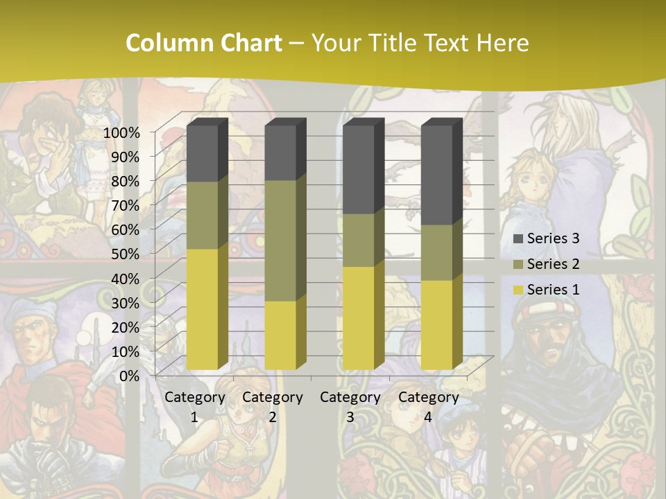 An Image Of A Church Window With The Words Name Of Presentation Company Name PowerPoint Template