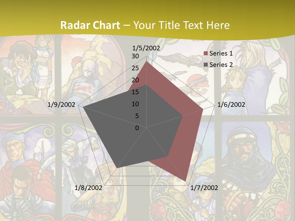 An Image Of A Church Window With The Words Name Of Presentation Company Name PowerPoint Template