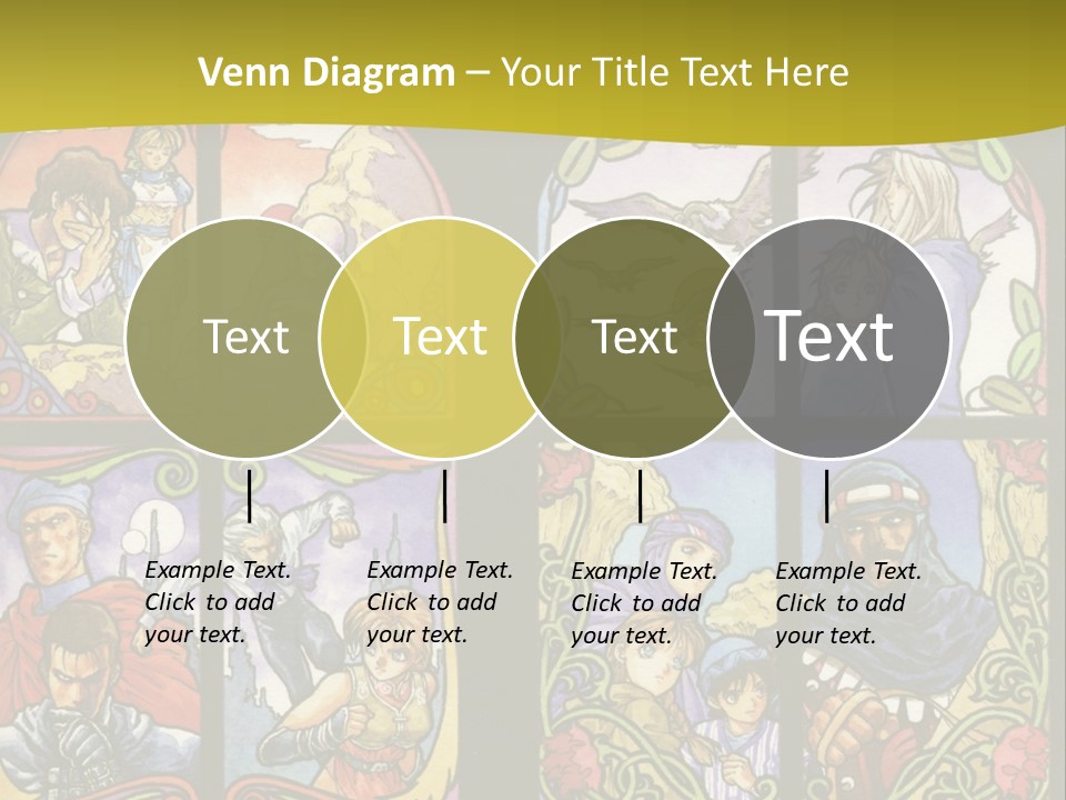 An Image Of A Church Window With The Words Name Of Presentation Company Name PowerPoint Template
