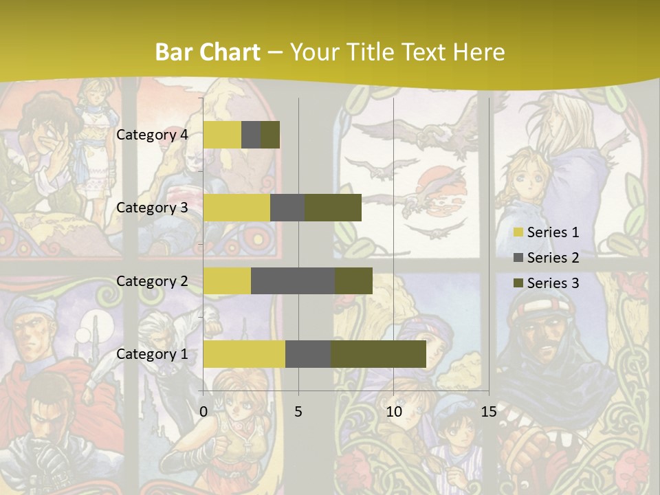 An Image Of A Church Window With The Words Name Of Presentation Company Name PowerPoint Template