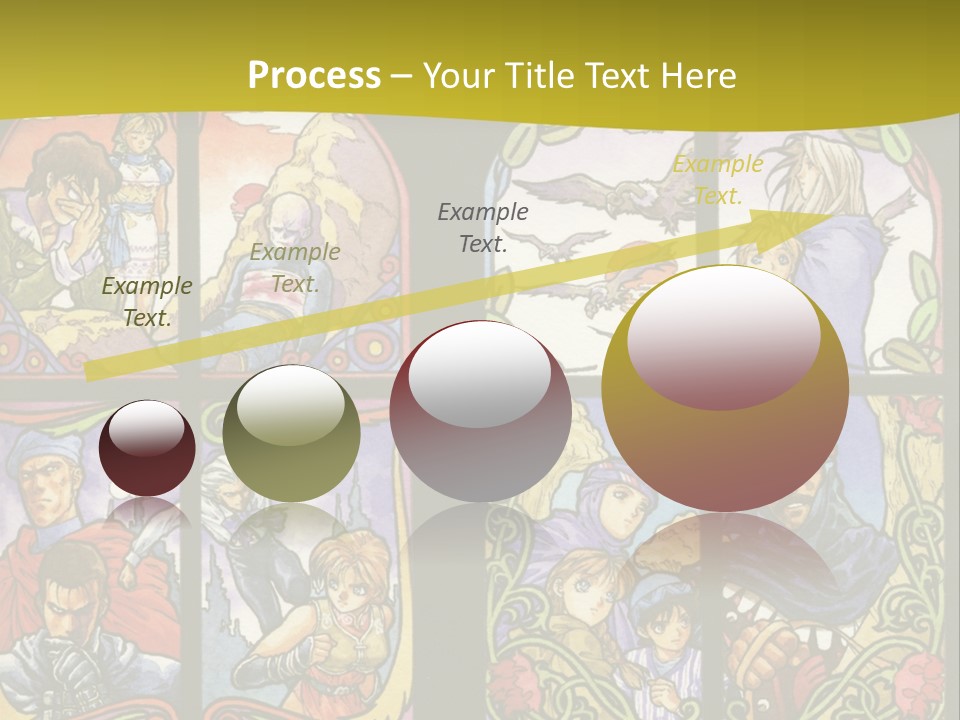 An Image Of A Church Window With The Words Name Of Presentation Company Name PowerPoint Template