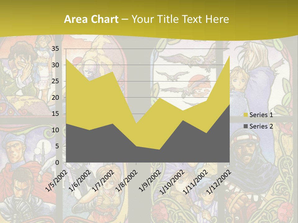 An Image Of A Church Window With The Words Name Of Presentation Company Name PowerPoint Template