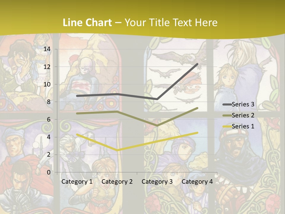An Image Of A Church Window With The Words Name Of Presentation Company Name PowerPoint Template