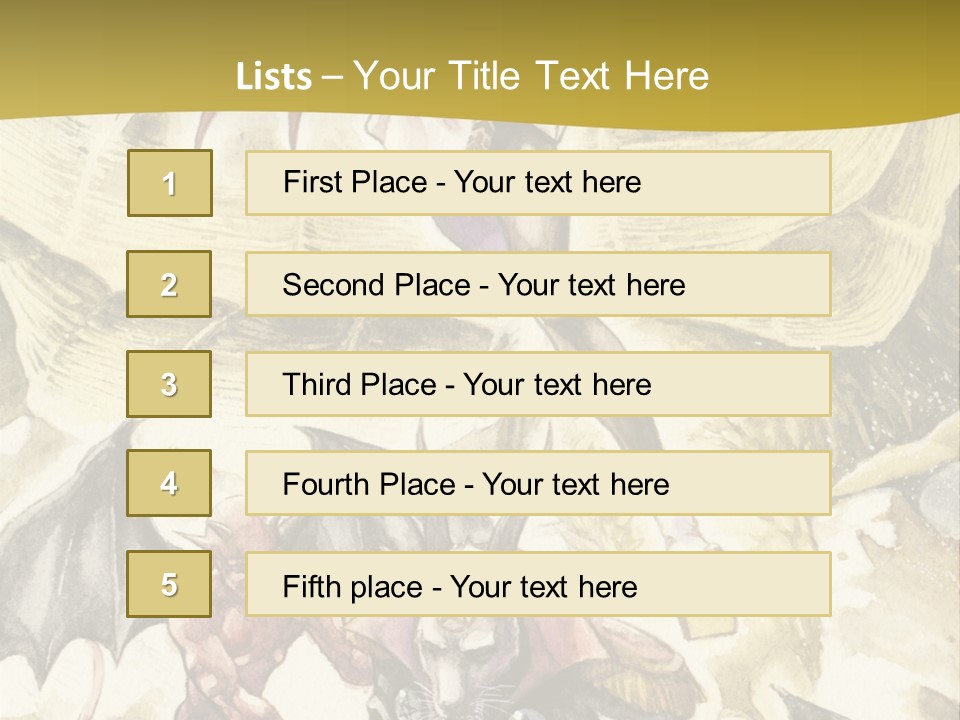 A Picture Of A Man Riding A Horse With A Dragon On It PowerPoint Template