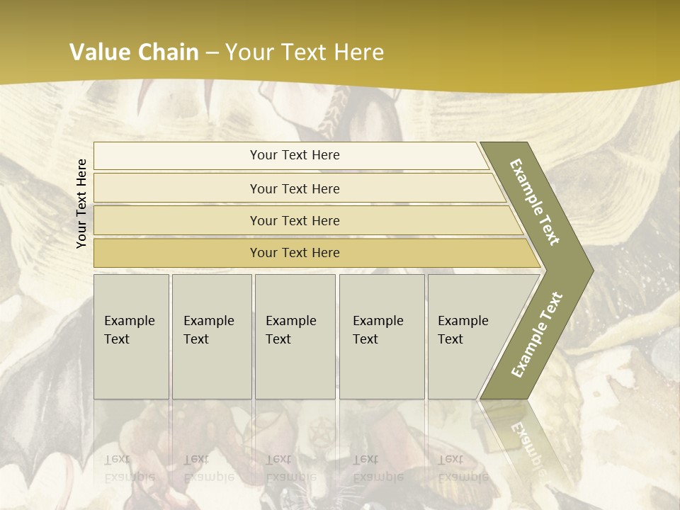 A Picture Of A Man Riding A Horse With A Dragon On It PowerPoint Template