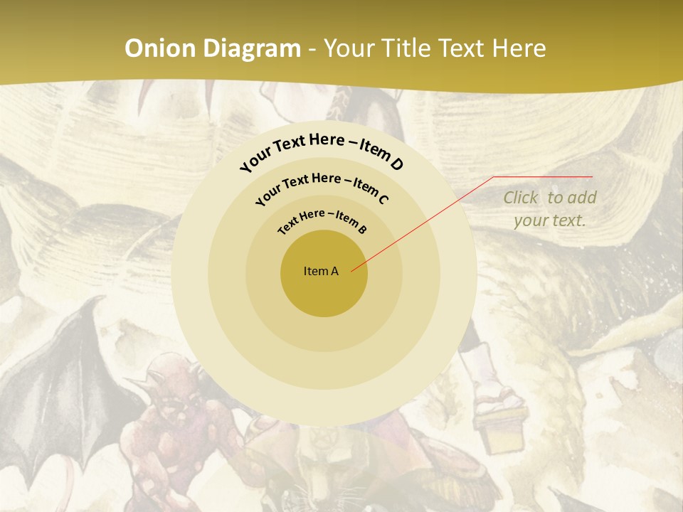 A Picture Of A Man Riding A Horse With A Dragon On It PowerPoint Template