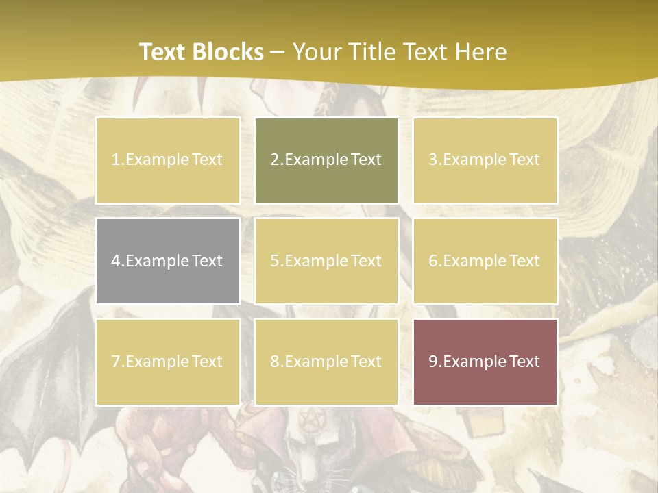 A Picture Of A Man Riding A Horse With A Dragon On It PowerPoint Template