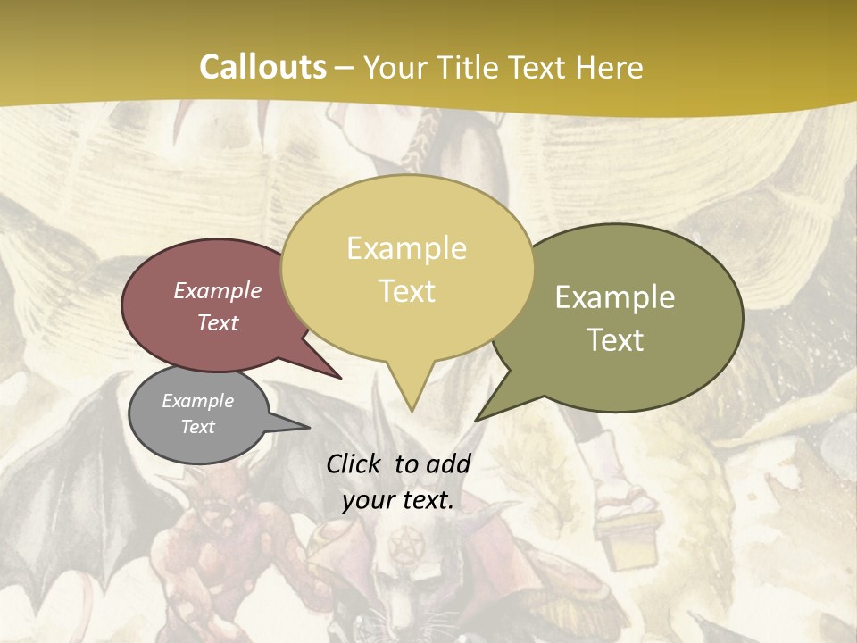 A Picture Of A Man Riding A Horse With A Dragon On It PowerPoint Template