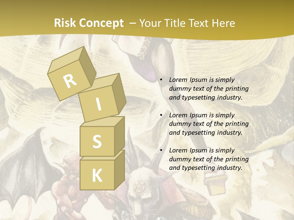 A Picture Of A Man Riding A Horse With A Dragon On It PowerPoint Template