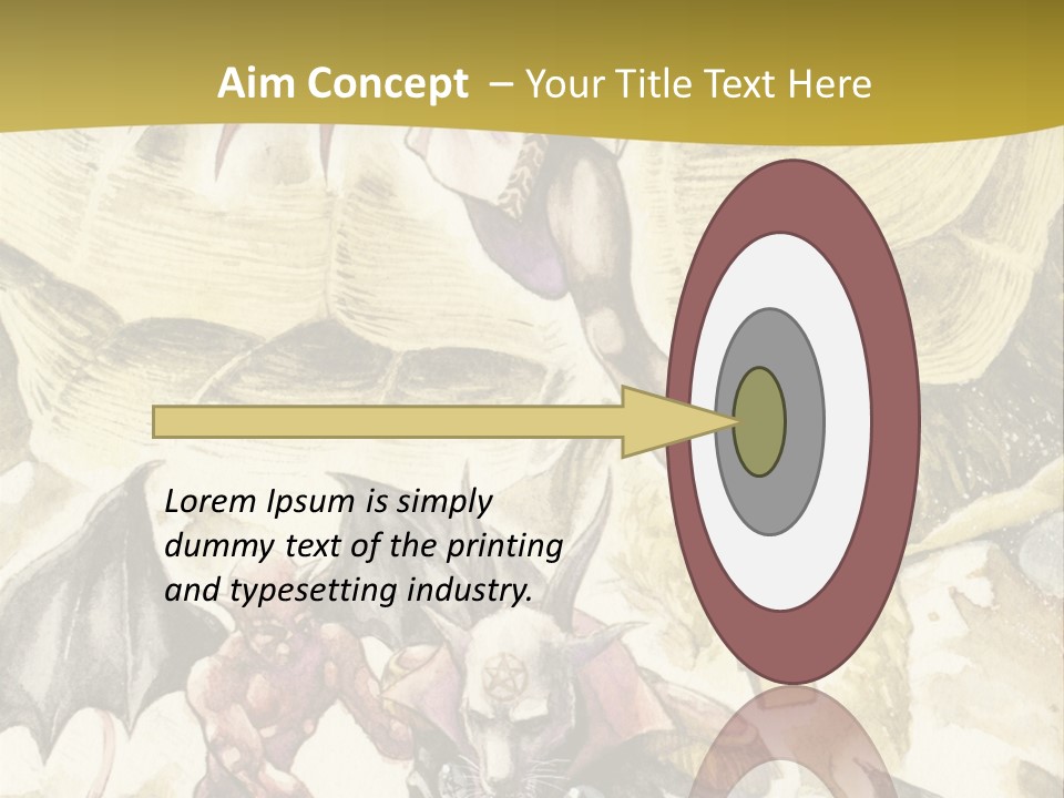 A Picture Of A Man Riding A Horse With A Dragon On It PowerPoint Template